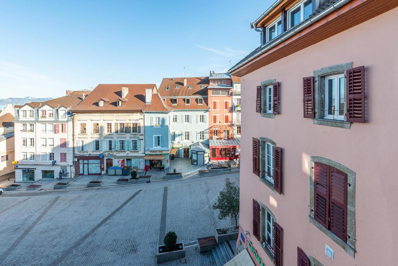 Au Rythme Du Lac Lägenhet Évian-les-Bains Exteriör bild