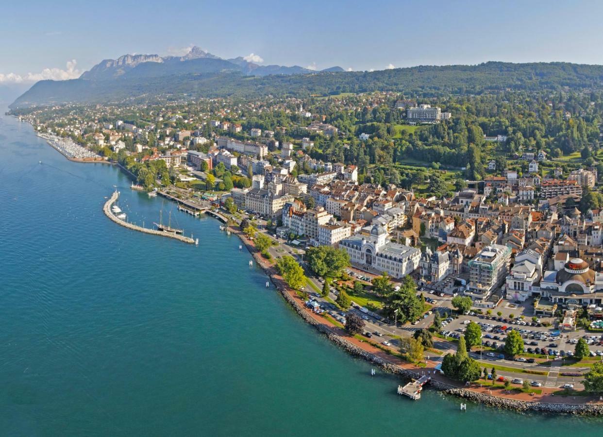 Au Rythme Du Lac Lägenhet Évian-les-Bains Exteriör bild
